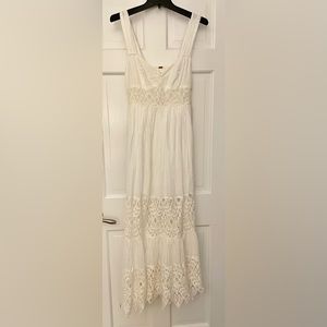 Free People long white dress  perfect for summer
